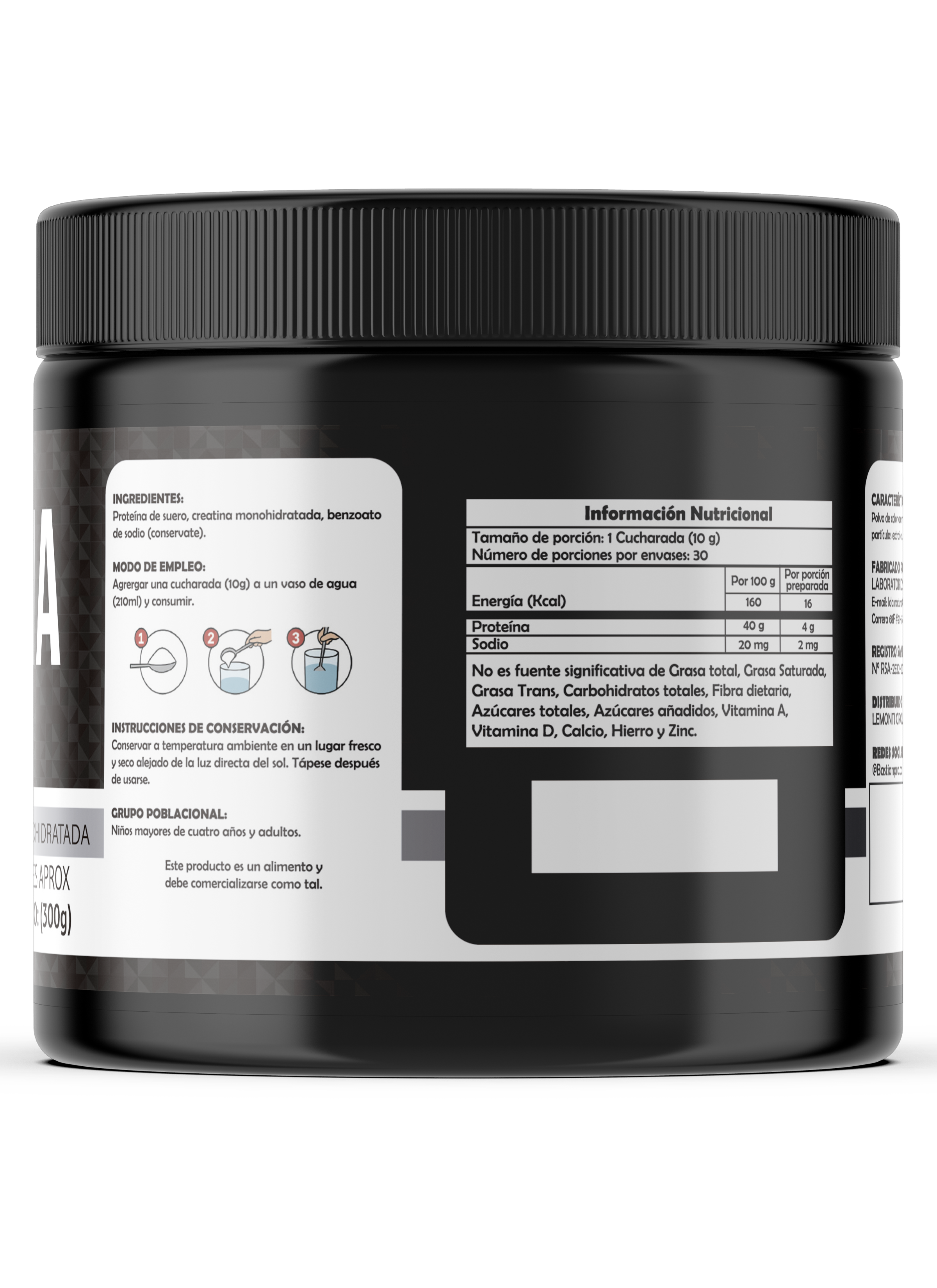 Creatina Monohidratada x300gr